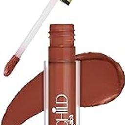 LoveChild Masaba Game On! - Hukum - Liquid Matte Lipstick, Pecan Brown Velvet Smooth, Non-Sticky, Hydrating & Moisturising, Lasts Up to 12 hours, 5Ml-55