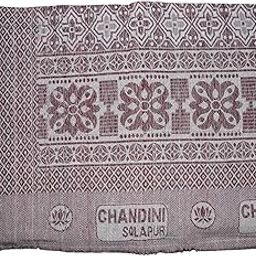 MH-MAHALAXMI HANDLOOM with device Cotton Solapuri Chaddar - Traditional Handloom Bedsheet for Double Bed | Soft & Breathable Summer Blanket | Lightweight Multi-Purpose Solapur Sheet for Home Use-image-42