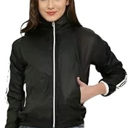 Women's Windcheater Jacket - Lightweight Polyester Zipper Closure | Full Sleeve Jacket For Winter Season| Stylish & Weather-Resistant - N_W-4101_WC_01-image-16