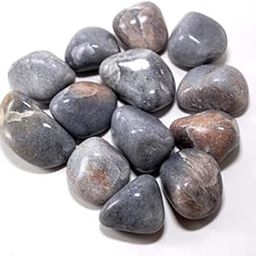 VANNEF Stone Grey Pebbles & Garden Stones for Outdoor Indoor Pathway Aquarium Decoration (Grey, 450gm)-image-32