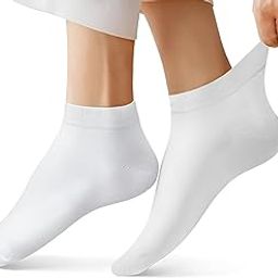Plain Cotton Ankle Socks for Men & Women | Soft Breathable Unisex Daily Use |1 Pair | For School, Office, Formal, Casual, Summer, Winter, Gym, Travel & All Seasons.-image-39