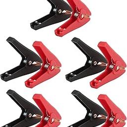 SNOQ Battery Clamp, Portable Lightweight Moderate Elasticity Good Conductivity Clip Insulated ABS Material for Experimental-image-49