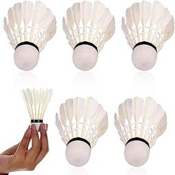 Morges Badminton Shuttle Cock Set for Playing (Set of 5 Pcs) (Model 2)-22