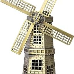 ARTBUG Windmill Holland Wind Mill, Miniature Showpiece, Replica, Metal-image-21