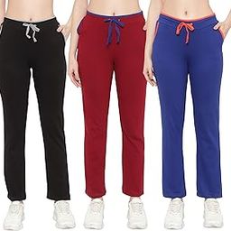 Women Smart Tech+ Lounge Pants - Easy Stain Release, Moisture Wicking, Ultra Soft Lower (Pack of 3)-image-37