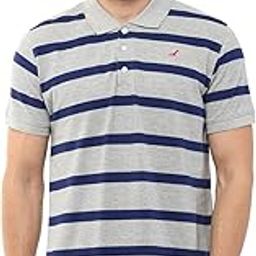 CottonPoly Striped Polo T-Shirt for Men (AC702)-image-101