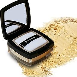 SUGAR Cosmetics All Set To Go Banana Matte Powder | Setting Matte Powder For Mattified Skin | Oil-Controlling & Smooth Application | 7Gm, Yellow-52