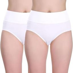 Hipster Seamless Panties for Women High Waist Cotton Panties | Plus Size Panty for Women | White Panty |-picture-5