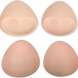 2 Pairs Female Bra Pad Inserts Push Up Sponge for Swimwear Sportwear Nude-image-18