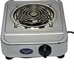 Stainless Steel Electric Hot Plate 2000W | G Coil Hot Plate With Rotary Switch Round | Works With All Metal Utensils & Cookwares | Chrome-picture-23