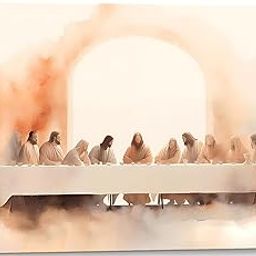 Framed Jesus Wall Art Christian Canvas Wall Decor God Religious Catholic Pictures Prints Posters Bible Verses Paintings Artwork for Living Room Bedroom Church Home Decorations Ready To Hang 16x24inch-image-36