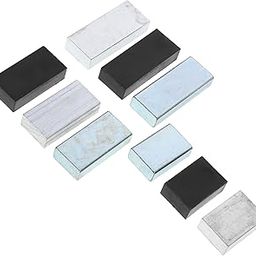 KICHOUSE 9pcs Density Experiment Kit for Classroom Learning Aluminum Iron and Plastic Cuboid Blocks for Mass Volume and Density Comparison-image-64