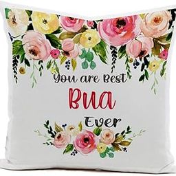 Khakee You are Best Bua Theme Cushion Cover 12x12 inch with Filler -Gift for Bua -Birthday-Anniversary-image-61