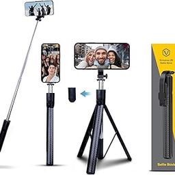 Virtutron Z6 Selfie Stick Tripod Stand| 360° Rotatable & Extendable Design Perfect for Selfie, Vlogging, Photoshoot| Bluetooth Wireless Remote| Compatible for All Android and iPhones (Up to 67 Inches)-32