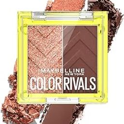 Maybelline New York Color Rivals Pigmented Eyeshadow Palette, Long lasting, Sweatproof, Waterproof, Matte, Shimmer : Spicy x Suave, 3g-image-8