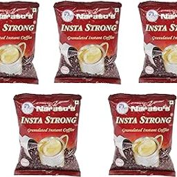 Narasus Kaxilu Narasus Insta Strong Instant Ground Coffee 50 Gms (Pack Of 5)|Packet-image-32