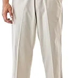 snitch Men Formal Trousers | Regular Fit Pleated Front Design | Cotton Blend & Medium-Stretch Fabric for Office & Business Meetings-picture-33