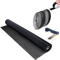 Best Buy Fiberglass Window Mosquito Mesh Without Stitching 2 x 4 Feets,24 x 48 inches [Black]-20