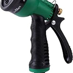 Garden Hose Spray Gun with 8 Adjustable Patterns, Hands-Free Lock, and Durable ABS Material – Ideal for Car Washing, Pet Cleaning, and Garden Watering - Pack of 1-16