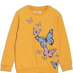 The Mom Store Printed Cotton Full Sleeves Sweatshirt for Girls| 100% Cotton with Brushed Fleece | Kids Winter wear | Cute Prints | Comfortable | Warm |-image-21