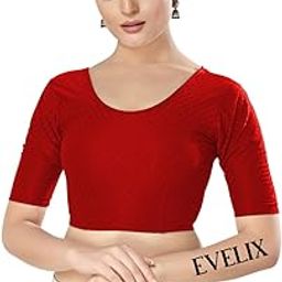 Cotton Lycra Blouse for Women, Ethnic Stylish Designer Readymade Blouse for Women, Saree, Choli, and Lehenga Blouses, Blouse-22