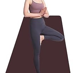 Yoga mat for Women & Men EVA Material 4mm Anti Slip for Gym Workout (4mm, Brown)-image-18