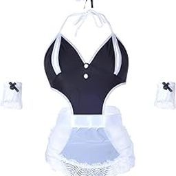 Women's Maid Roleplay Costume with Head Band (Pack of 1)-image-10