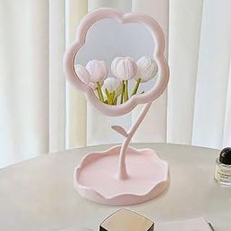 Flower Shape Cute and Stylish Mirror for Office Home Bedroom and Living Room-image-96