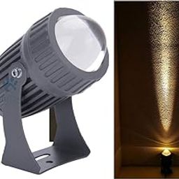 Mufasa 15 Watts Outdoor LED IP65 Waterproof Wall Lamp Long Distance Spot Light, Warm White-Aluminium-image-11