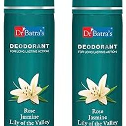 Dr Batra's Deodarant For Women, With Long Lasting Action Rose, Jasmine & Lily Of The Valley, Mild Fragrance, Alcohol free (150 ml, Pack of 2)-5
