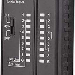 HT812A Network Cable Tester Wire Tracker Telephone Line Test Meter Telephone & Network Line Finder Multifunctional RJ11 RJ45 Tester 2P/4P/6P/8P Cable Recognize Meter for Network Maintenance-0