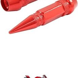 LOVMOTO Universal 2PC Spiked Aluminum Stem Valve Caps Dustproof Tire Wheel Stem Caps for Cars,SUVs,Trucks Bicycles and Motorcycles Comfortable with Pani-Gale-image-88