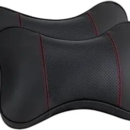 zoomella SYDL 2Pcs Car Neck Pillow Head Rest Driving Travel Easy Installation Neck Support Black|Travel Pillows|Travel-picture-36