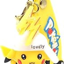 Cute And Trendy Durable And Long Lasting Anime 3D Rubber Keychain With Long Ribbon Perfect For Adding A Pop Of Color To your Keys or Bag | Gifts For Friends Family-27