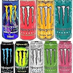 Monsters Energy Drink Variety Pack, Zero Sugar and Regular, 500ml Cans, 9 Flavours (UK)-15