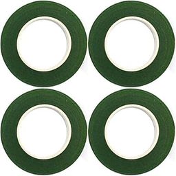 Just Flowers Flower Making Floral Tapes | Strecheble Tapes for Art and Crafts | Florist Tape for Stem Wrap (Pack of 4, Dark Green)-26