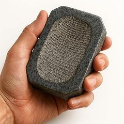Cooker&Mixer™ Natural Rubbing Stone, Hand-Crafted, Easy to Handle, for Turmeric, Sandalwood and Medicine-image-27