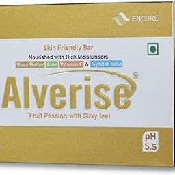 Alverise Skin Friendly Bar | Skin Friendly pH 5.5 | Natural Moisturizer | Soap-Free Cleansing | Added Aloe, Vitamin E And Shea Butter | Fruit Passion with Silky Feel | 100gm Pack.-image-97