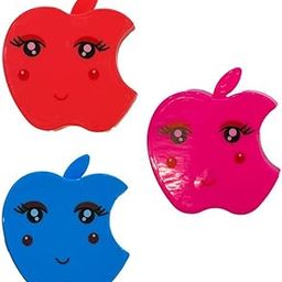 JCL Apple Nail Polish Remover Tissue Wipes with Plant Essentials (96 Pads (Pack of 3))-image-1
