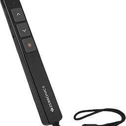ZEBRONICS PP100, 2.4GHz Wireless LASER Pointer, Power Point Slide Changer, Page Flip Buttons, RED LASER, 10m Wireless Range + 100m LASER Range, Multi - OS | Software Compatible-20