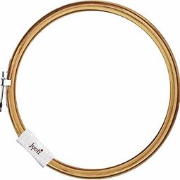 Jyoti Embroidery Hoop, Wooden Round Adjustable, (2 Pieces of 18 Inches with Steel Fitting), Easily Loosen/Tighten, Cross Stitch Hoop Ring for Sewing, Needlework, Craft Projects & Ornaments - Pack of 2-picture-31
