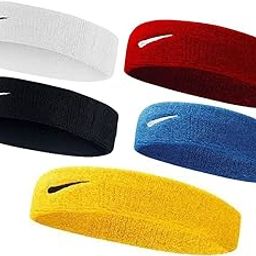STEFFER Cotton Headband Sports, Men's women'sGym Workout,Yoga Sweatband-All Sports Wear Headband Fitness Band Unisex (Pack of 5)-image-60