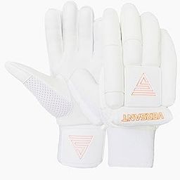 VERSANT PRO DG Cricket Batting Gloves (All White, Men Size, Right Handed)-image-25