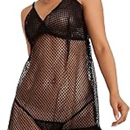 Women's Net Above The Knee Casual Regular Night Shirt-image-12