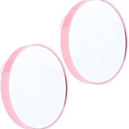 UJEAVETTE® 7x2x Travel Wall Suction Mirror 10X Magnifying Makeup Cosmetic Bedroom Mirrors Pink-59