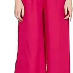 Plazzo for Women/Regular fit Flared Wide Leg Plain Plazzo Pants/Plazzo/Womens Plazzo-image-28