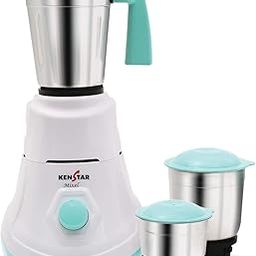 Kenstar KMMIX50N3S-DBB 500W Mixer Grinder, White, Aqua Green-image-20