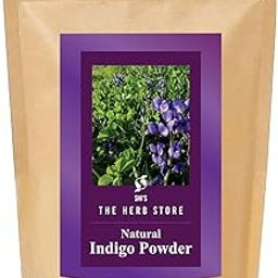 SHI'S THE HERB STORE Pure Natural Indigo Powder for Hair, Natural Hair Color for Black Hair, Indigo Leaf Powder for Rich and Fast Post-Henna Coloring, Chemical Free, 100gm-image-50