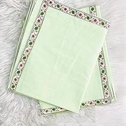 BAJO'S Set of 2 Single Bed Summer Dohars – 300 GSM Lightweight AC Blanket with Ethnic Motifs – Soft Cotton Reversible Quilt for Everyday Use & Guest Beds-image-37