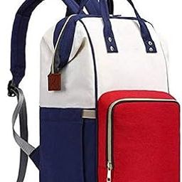 IndiCrafts Diaper Backpack, Large Capacity Baby Bag, Multi-Function Travel Backpack Nappy Bags, Nursing Bag, Fashion Mummy-image-79